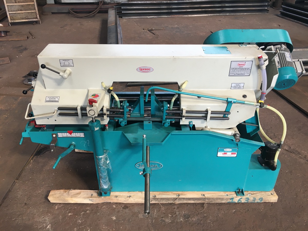 New machine Band saw cutting Navratna Industries